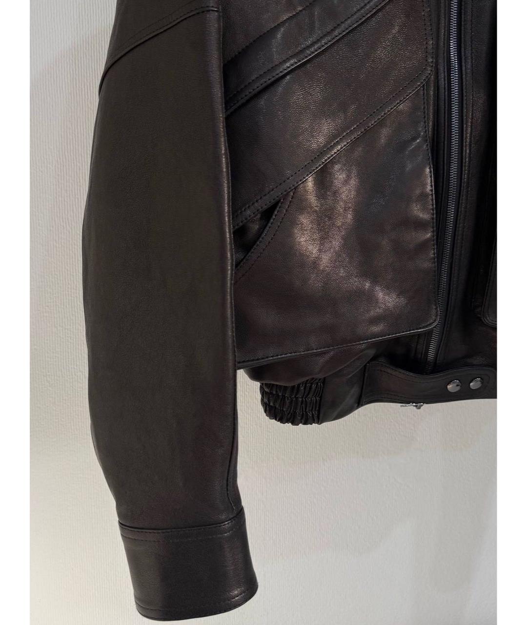 MAGDA BUTRYM Коричневая кожаная куртка, фото 6