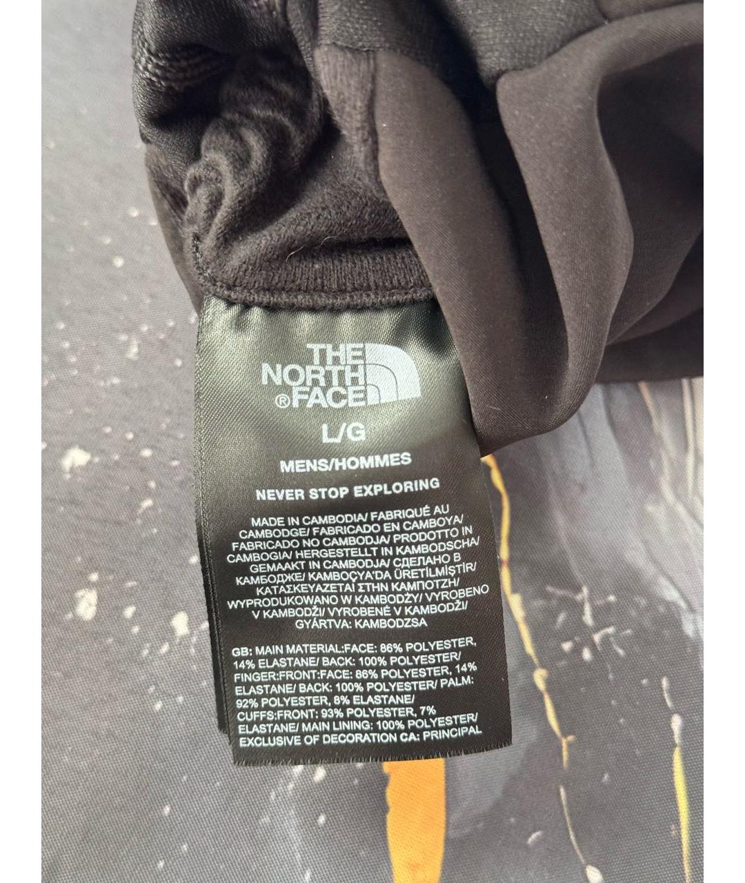 THE NORTH FACE Черные синтетические перчатки, фото 6