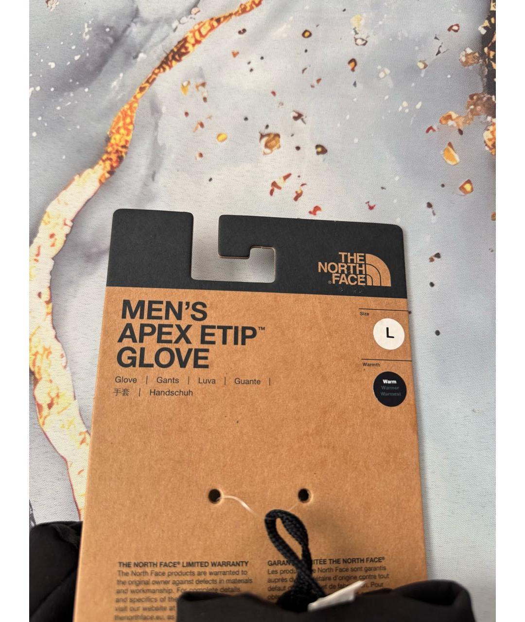 THE NORTH FACE Черные синтетические перчатки, фото 3