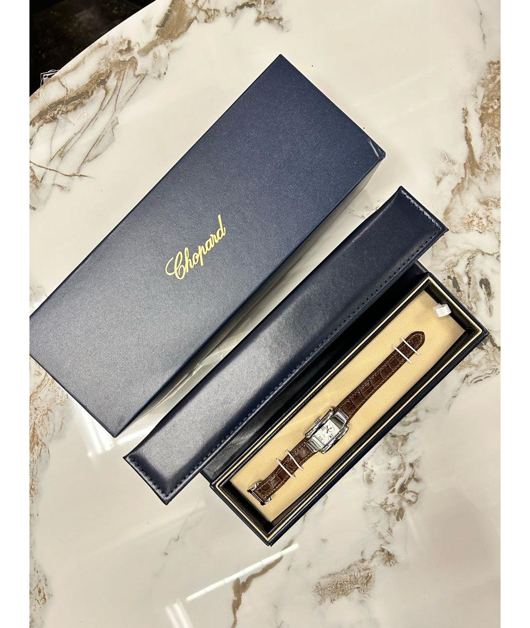 CHOPARD Белые металлические часы, фото 2