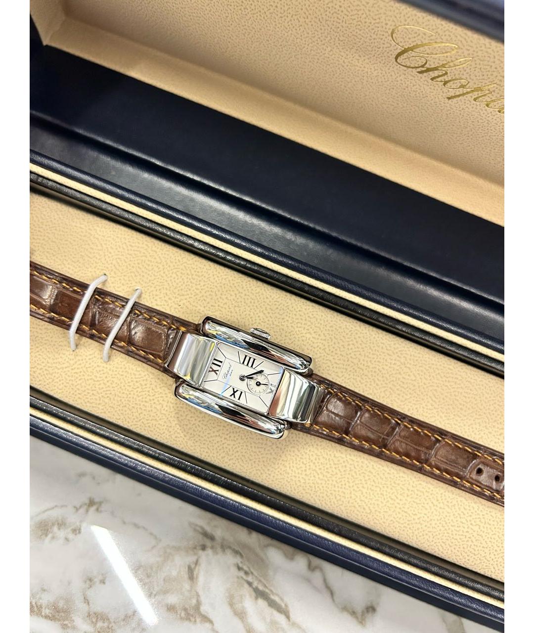 CHOPARD Белые металлические часы, фото 8