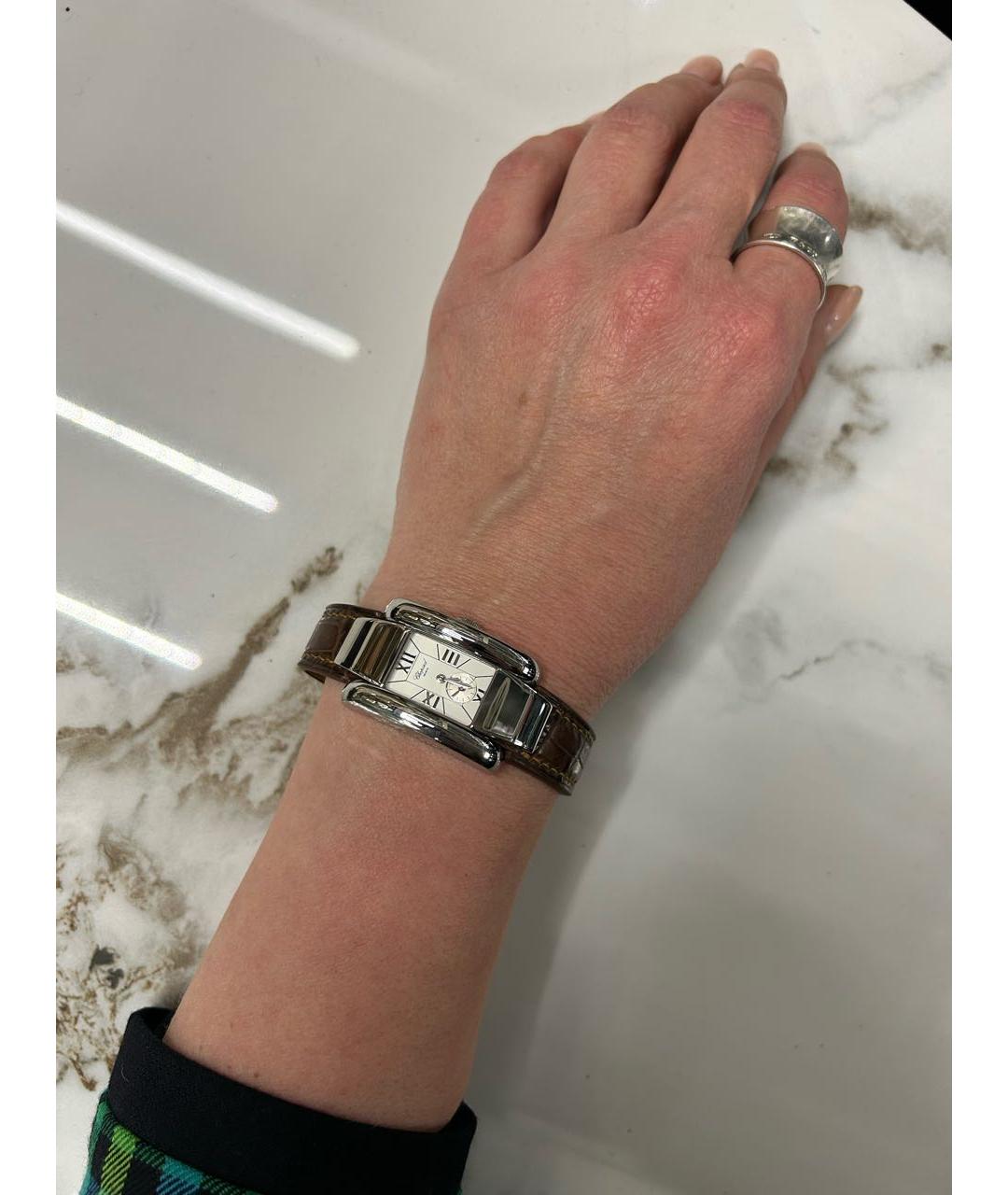 CHOPARD Белые металлические часы, фото 3