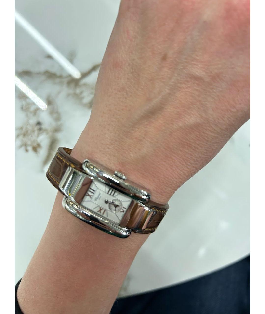 CHOPARD Белые металлические часы, фото 7