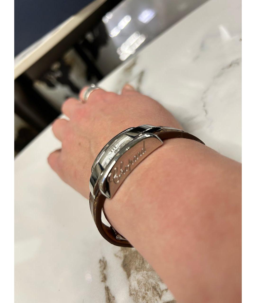 CHOPARD Белые металлические часы, фото 5