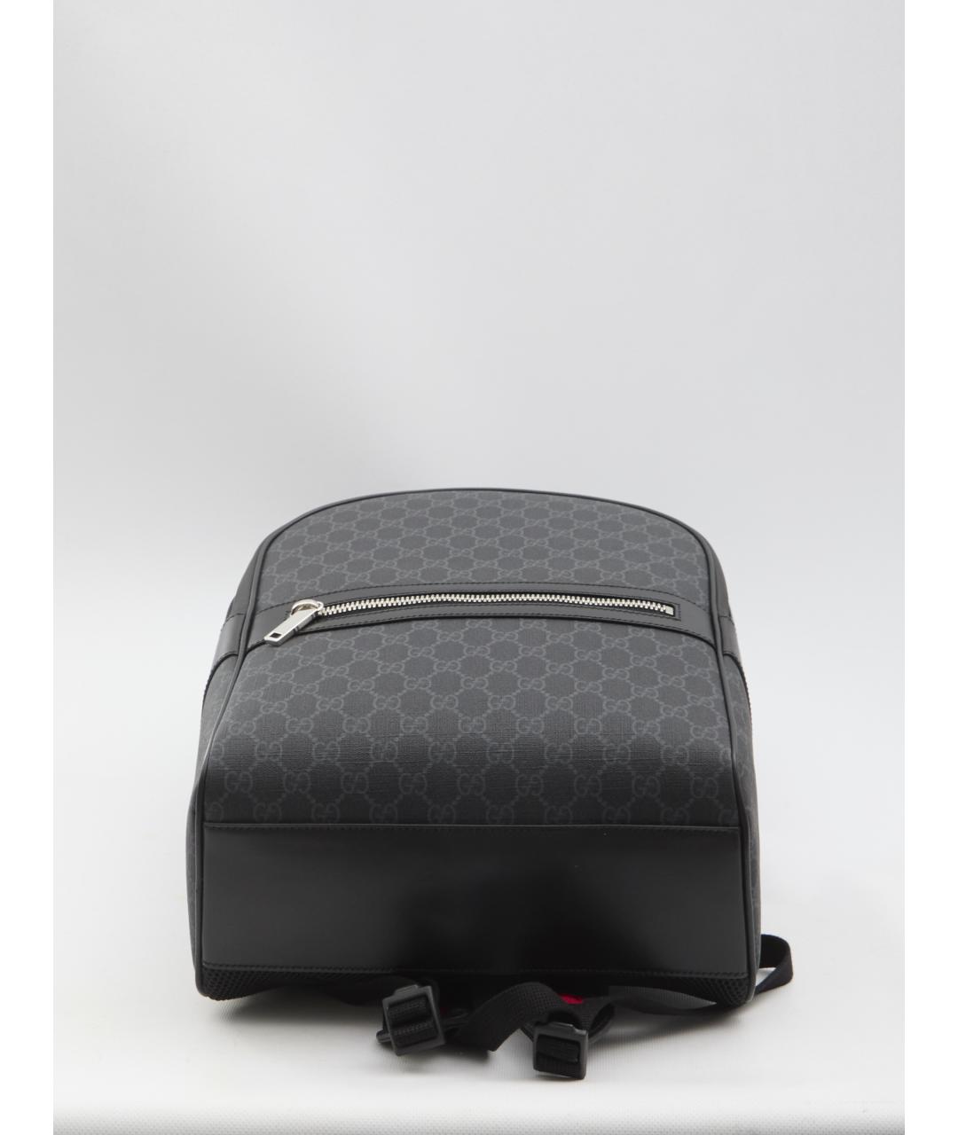 GUCCI Черный рюкзак из искусственной кожи, фото 3