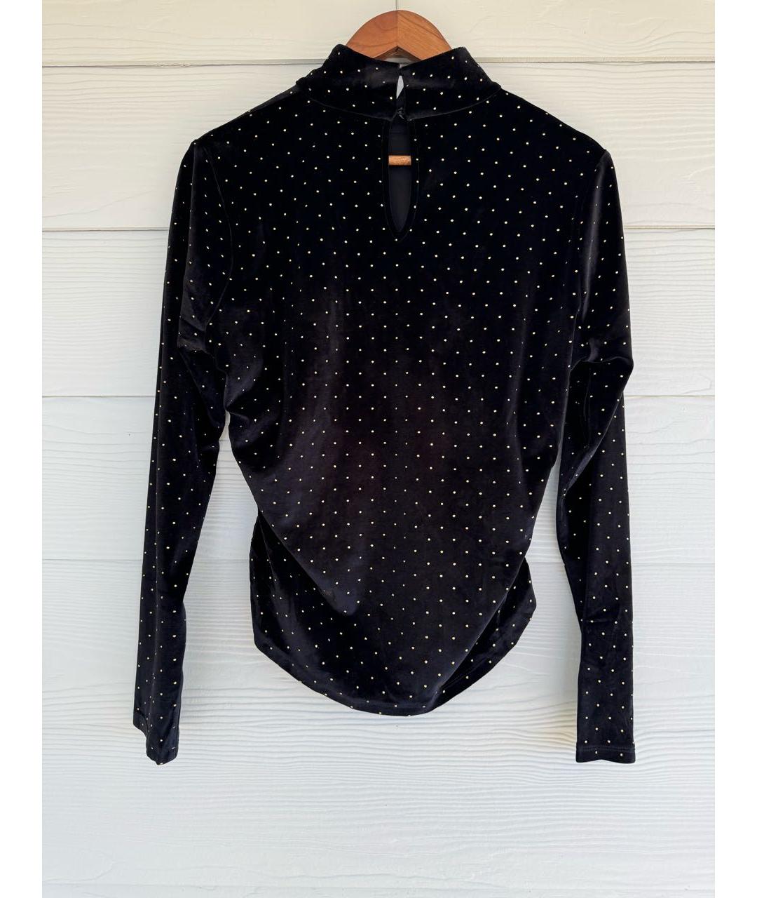 MICHAEL MICHAEL KORS Черная полиэстеровая блузы, фото 7