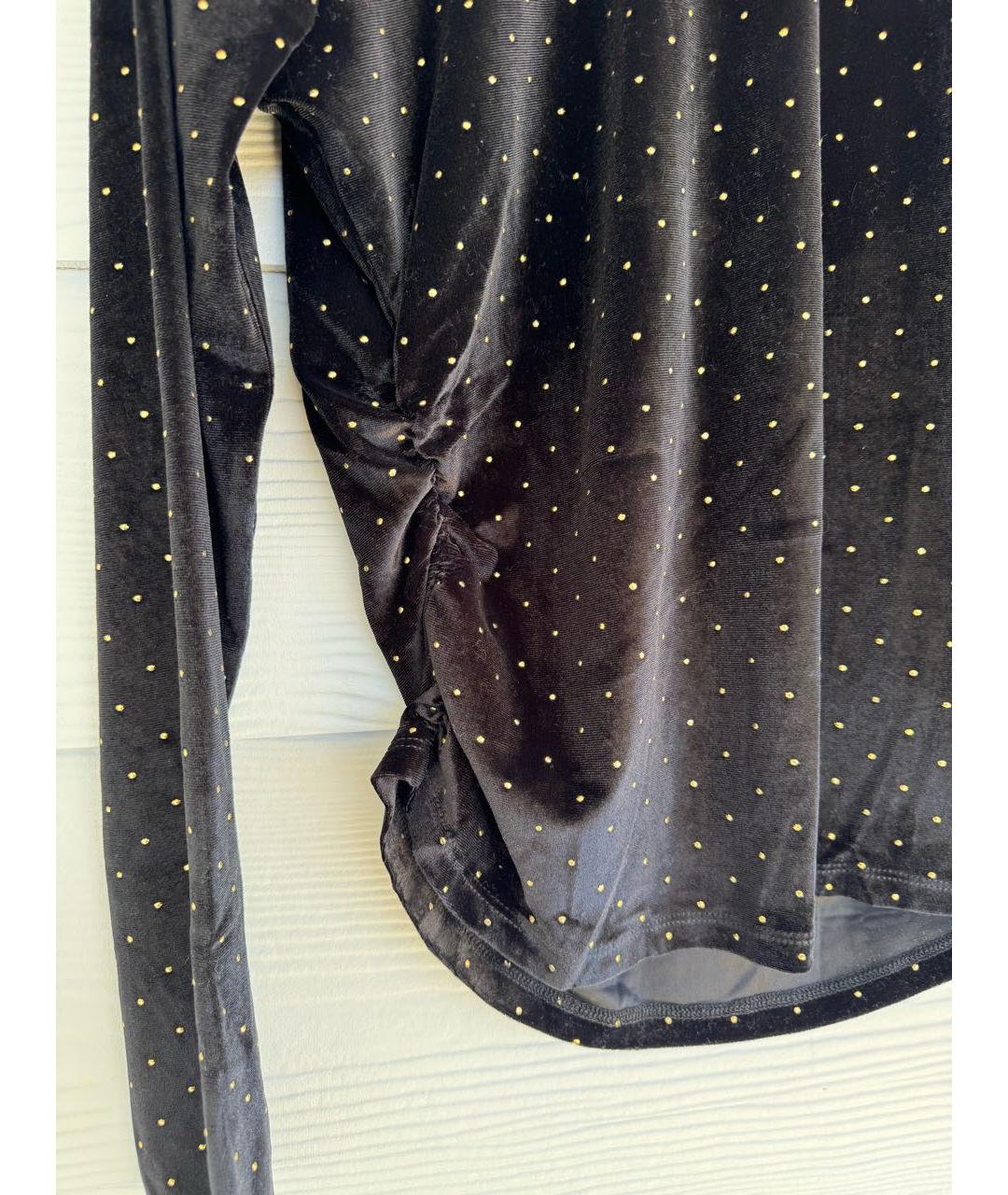 MICHAEL MICHAEL KORS Черная полиэстеровая блузы, фото 3