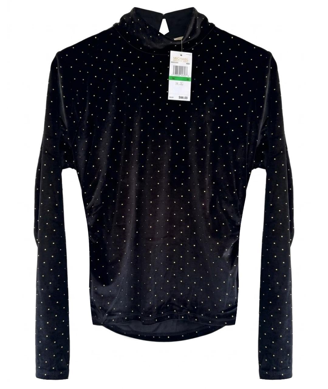 MICHAEL MICHAEL KORS Черная полиэстеровая блузы, фото 1