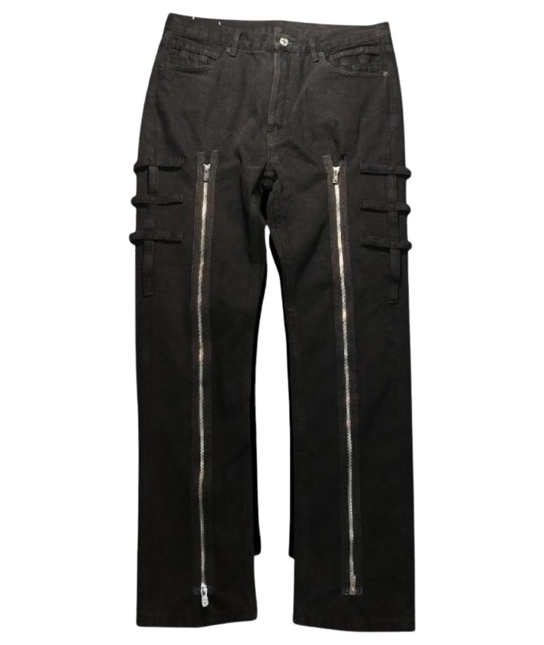 TAKAHIROMIYASHITA THE SOLOIST Черные хлопковые прямые джинсы, фото 1