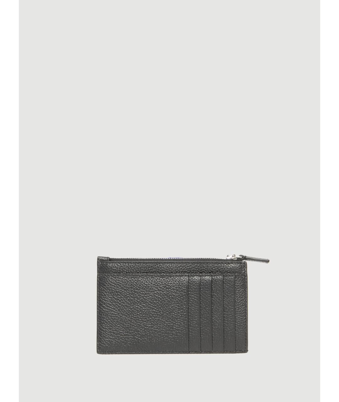 BALENCIAGA Черный кожаный кошелек, фото 2