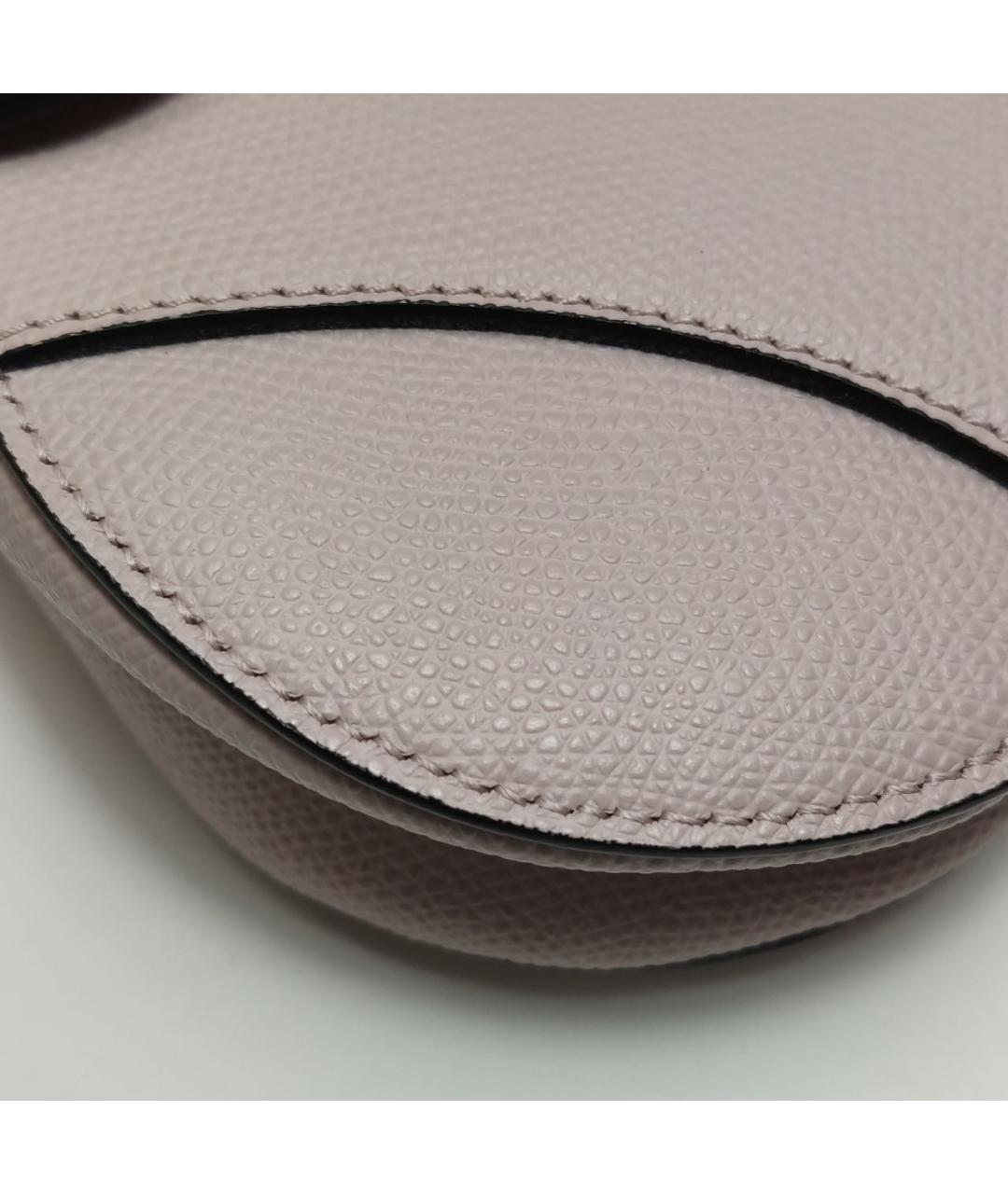 CHRISTIAN DIOR Розовая кожаная сумка с короткими ручками, фото 7