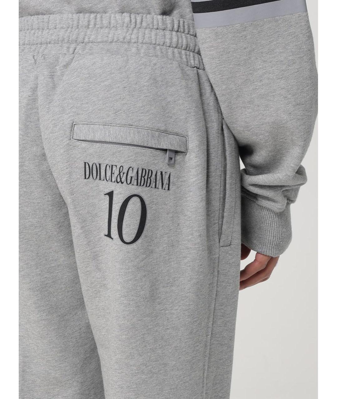 DOLCE&GABBANA Серый спортивный костюм, фото 4