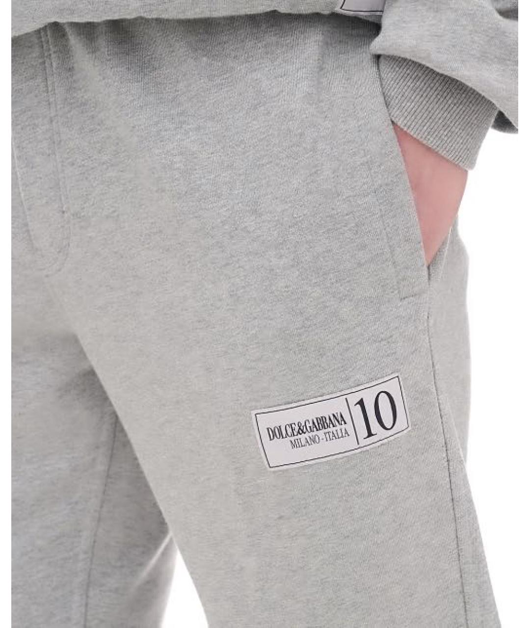 DOLCE&GABBANA Серый спортивный костюм, фото 5