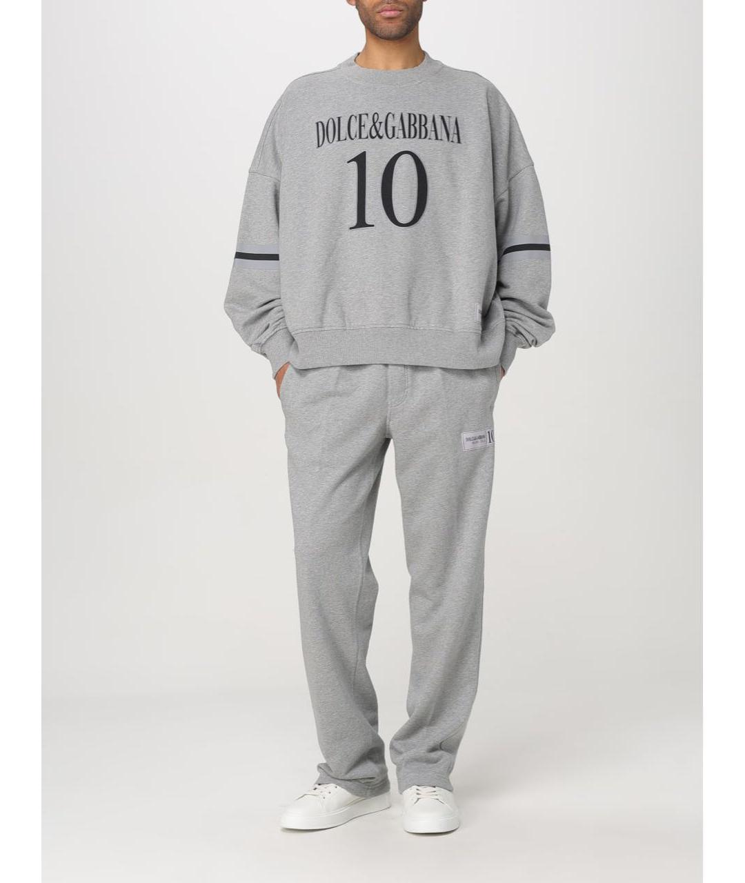 DOLCE&GABBANA Серый спортивный костюм, фото 2
