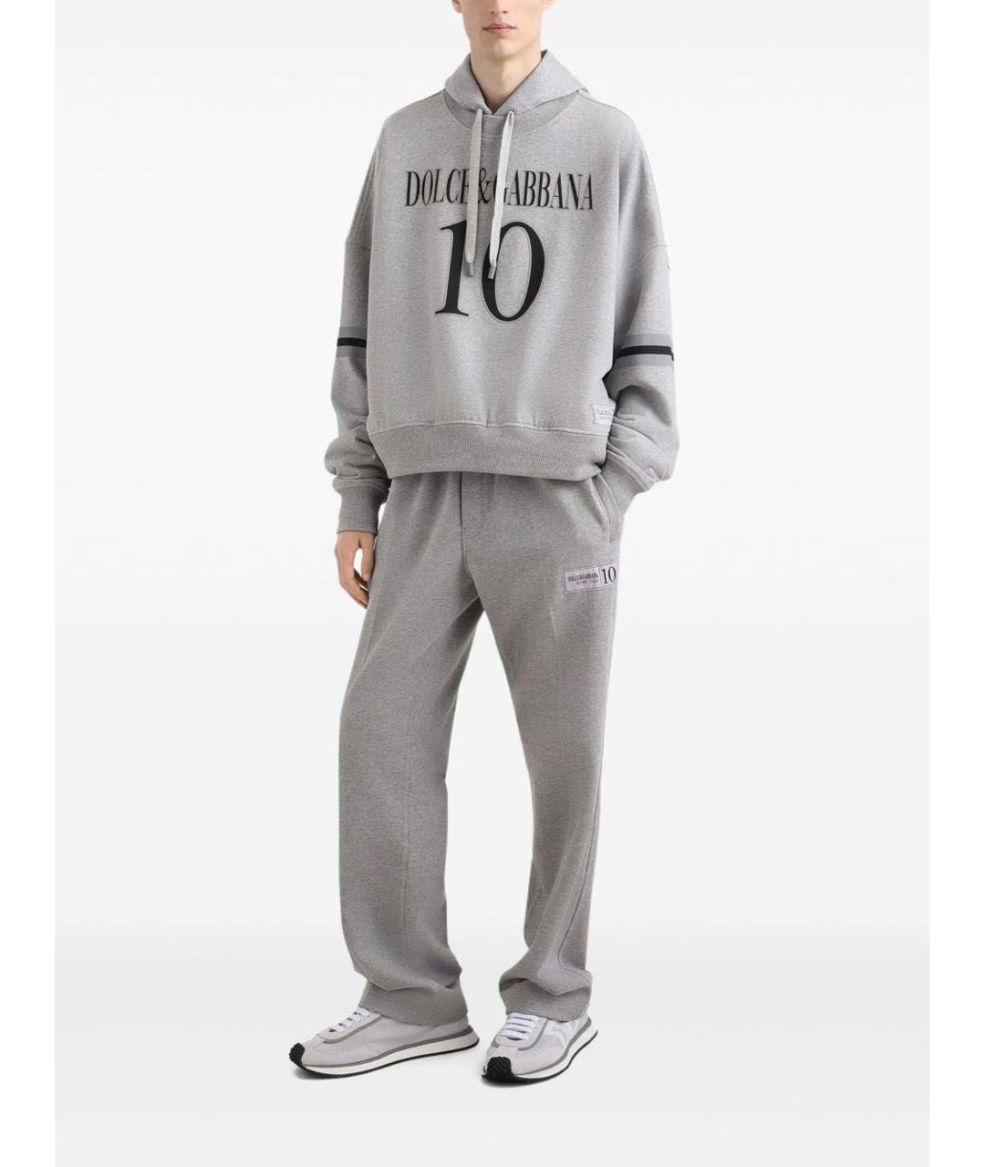 DOLCE&GABBANA Серый спортивный костюм, фото 6