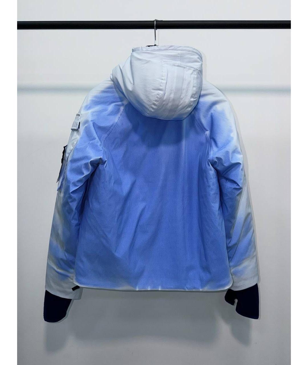 STONE ISLAND Голубая полиамидовая куртка, фото 6