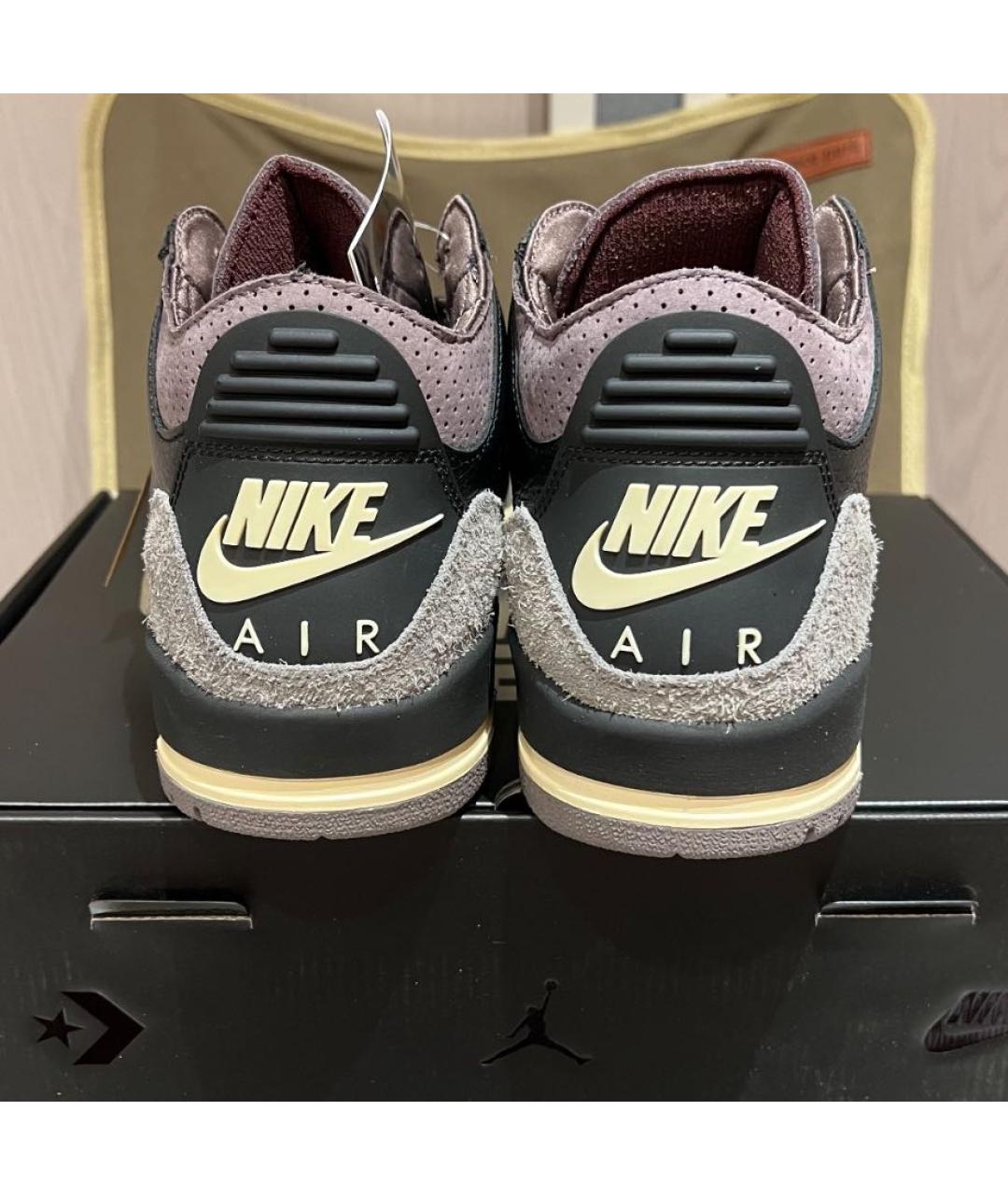 JORDAN Серые высокие кроссовки / кеды, фото 3