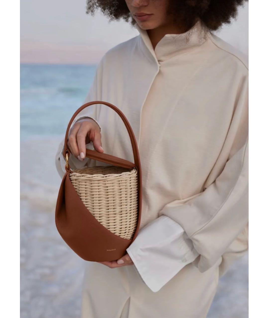 POLENE Мульти пелетеная сумка с короткими ручками, фото 3