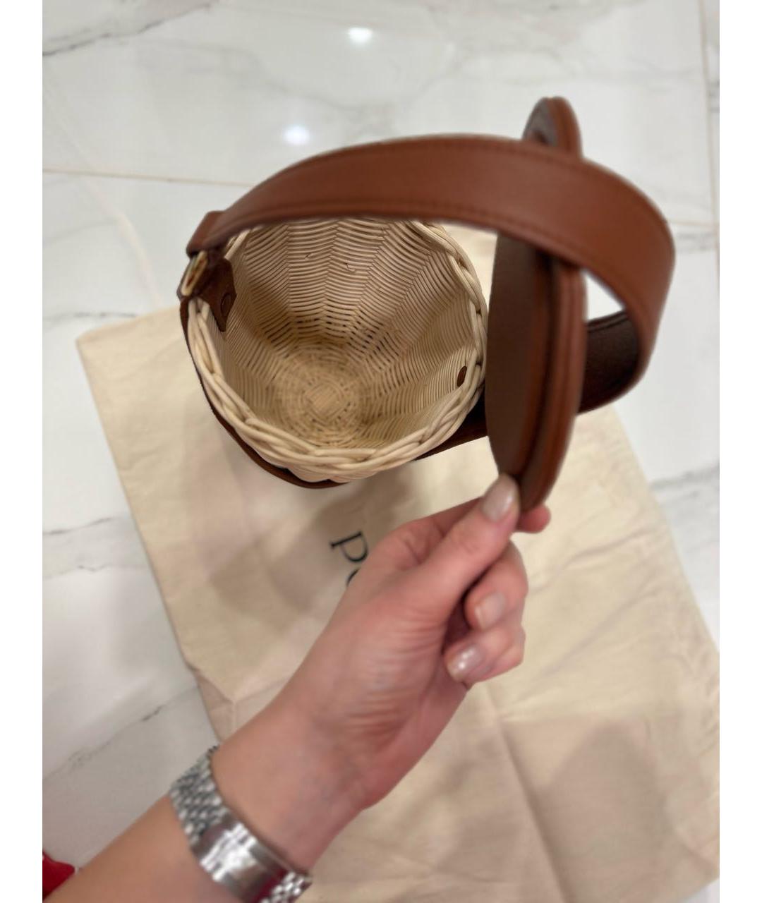 POLENE Мульти пелетеная сумка с короткими ручками, фото 5