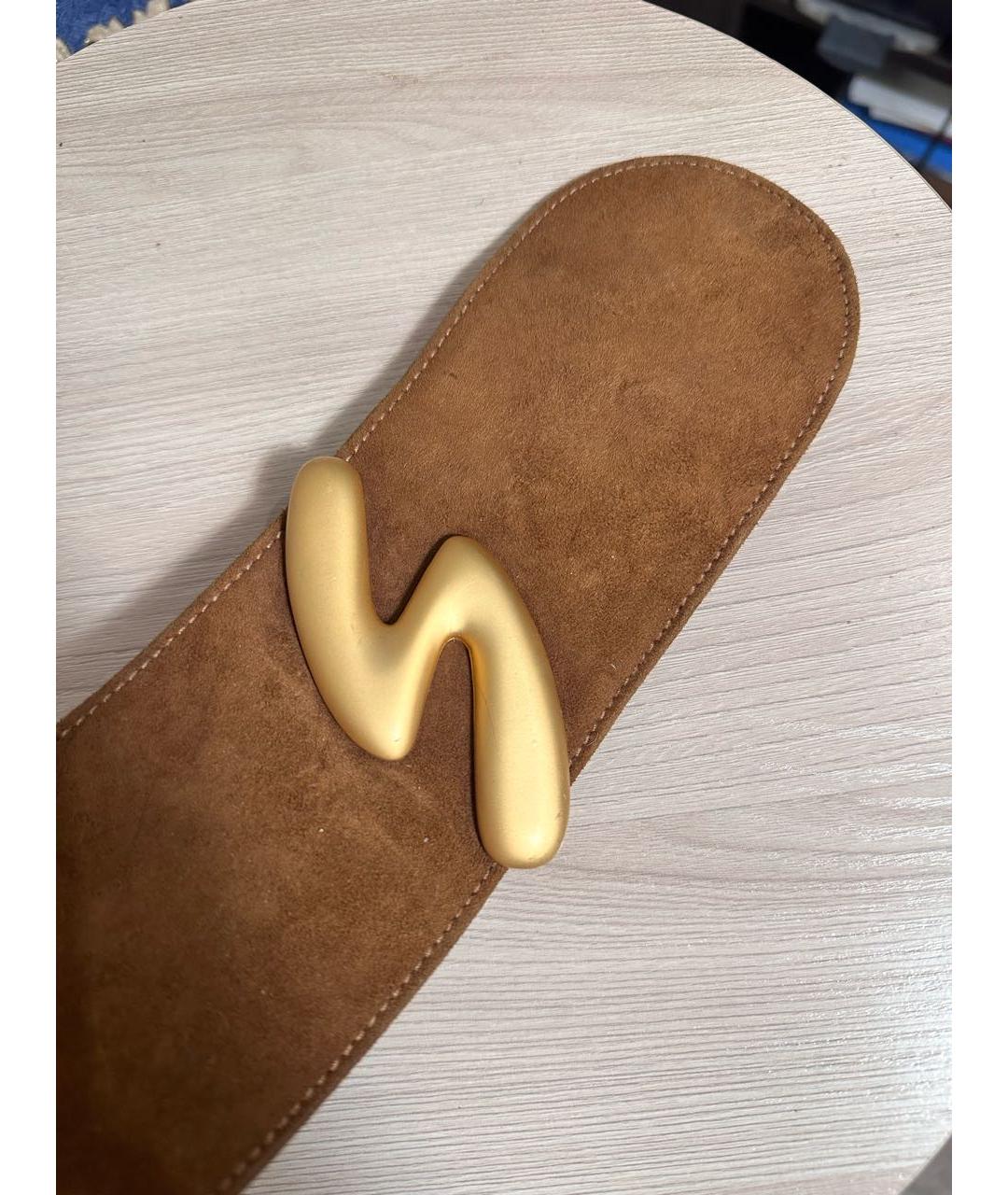 BOGNER Коричневый кожаный ремень, фото 2