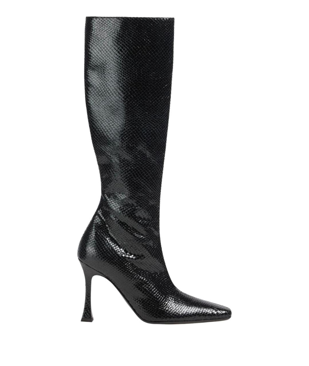 MAGDA BUTRYM Черные кожаные сапоги, фото 1