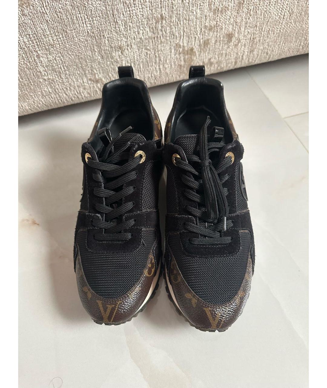 LOUIS VUITTON Коричневые текстильные кроссовки, фото 2