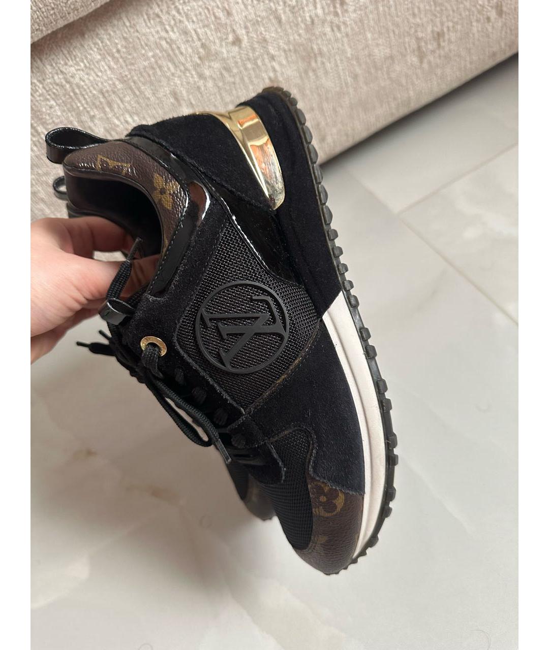 LOUIS VUITTON Коричневые текстильные кроссовки, фото 9