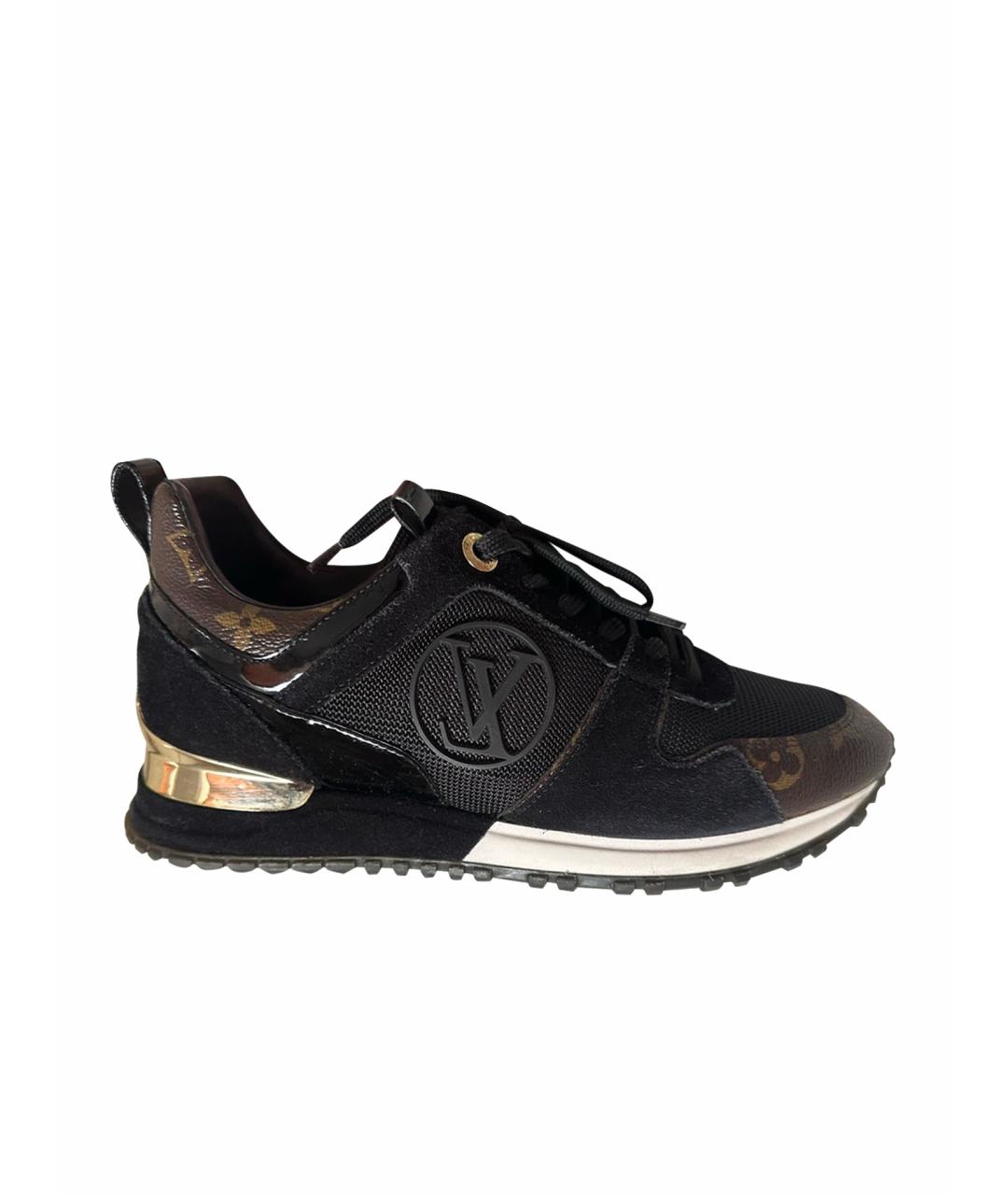 LOUIS VUITTON Коричневые текстильные кроссовки, фото 1