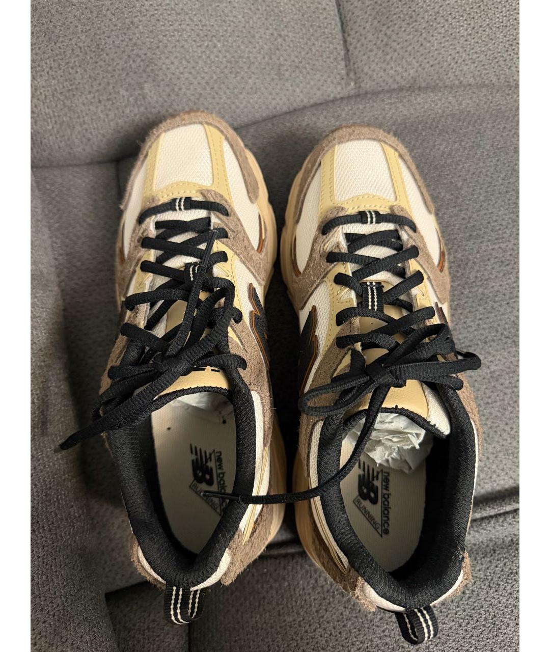 NEW BALANCE Коричневые замшевые кроссовки, фото 3