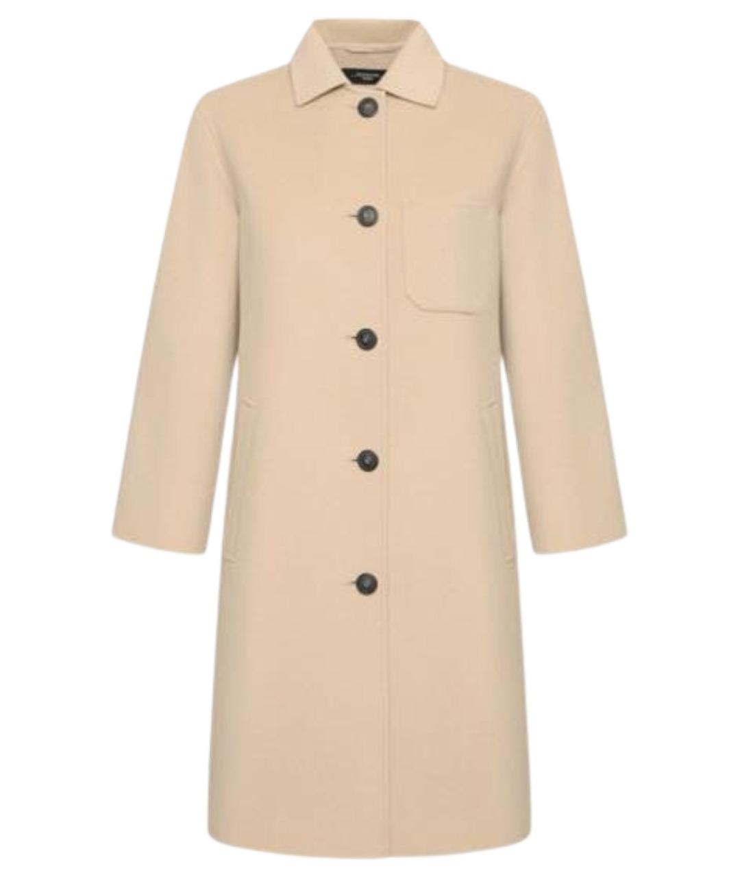 WEEKEND MAX MARA Бежевое шерстяное пальто, фото 1