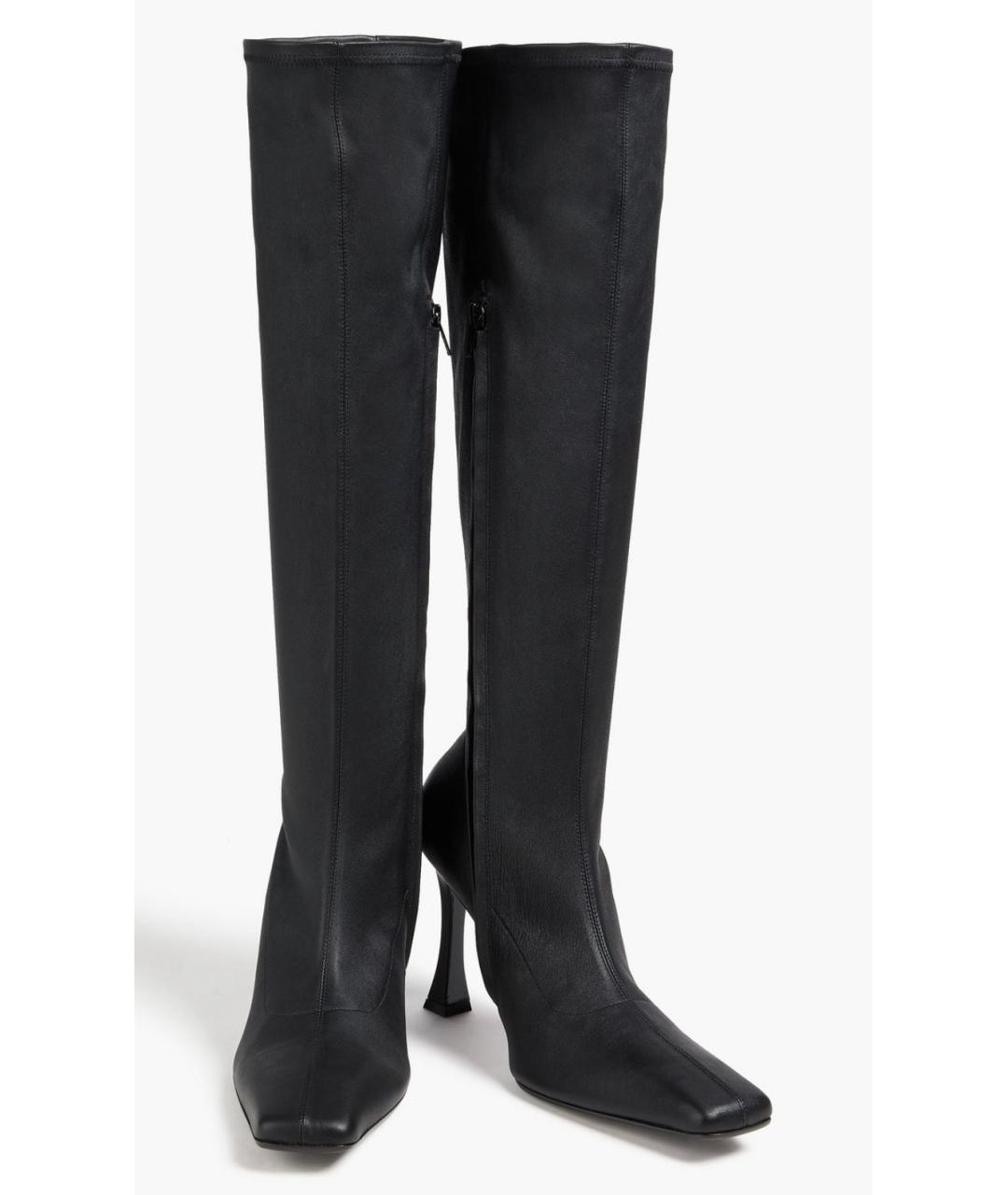 MAGDA BUTRYM Черные кожаные сапоги, фото 2