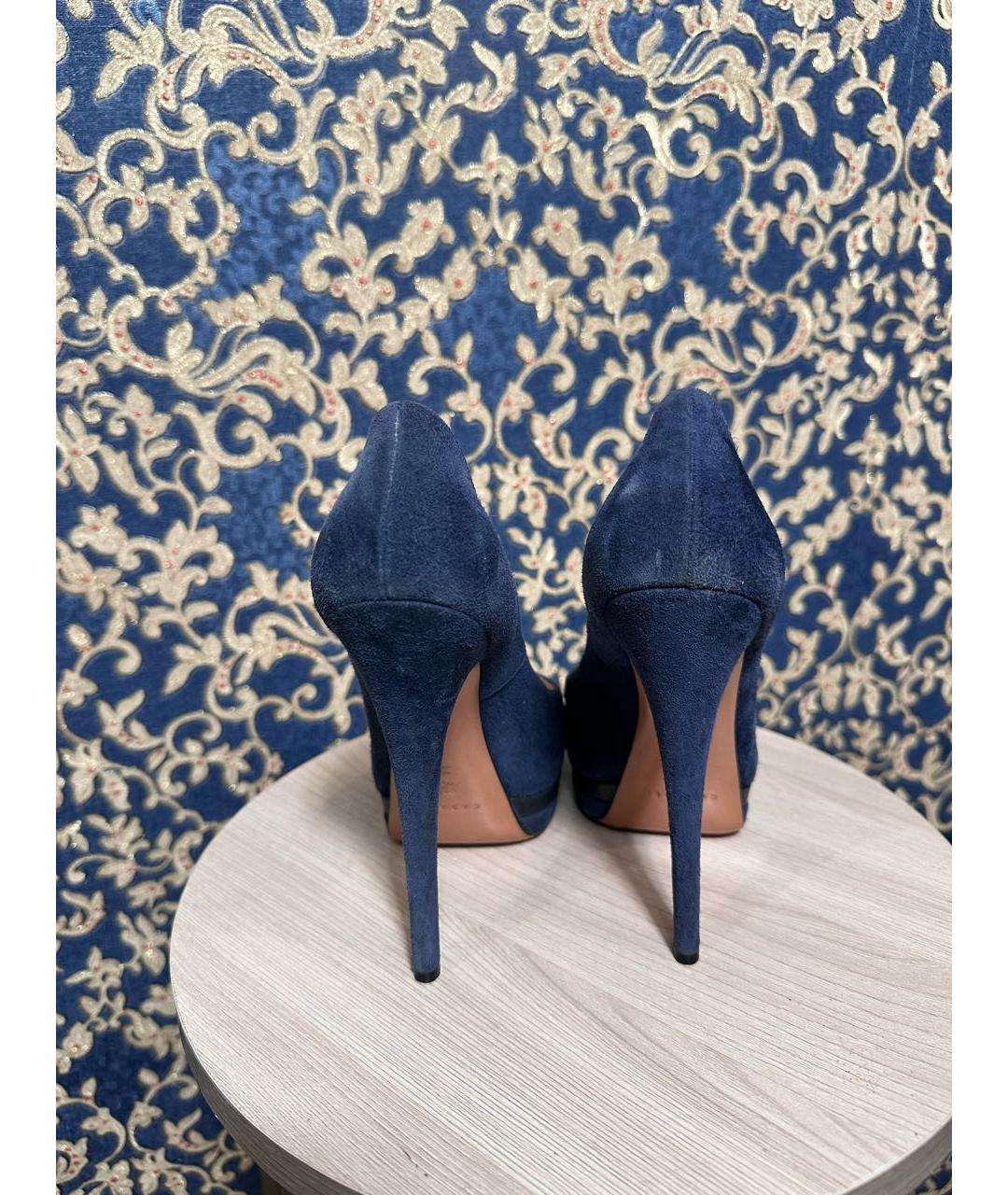 CASADEI Синие замшевые туфли, фото 4