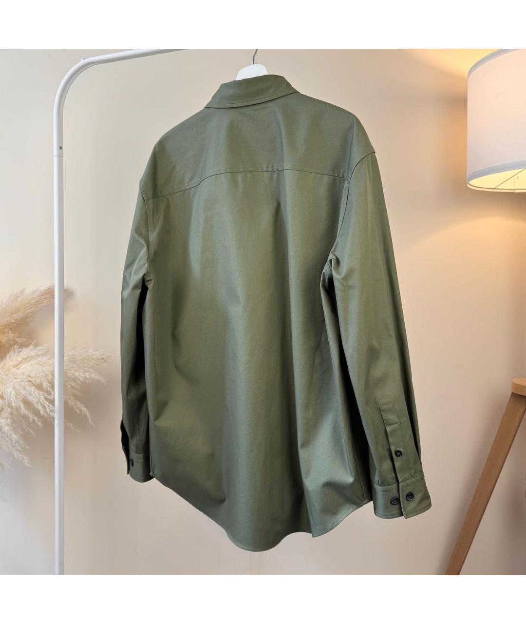 OFF-WHITE Хаки кэжуал рубашка, фото 4