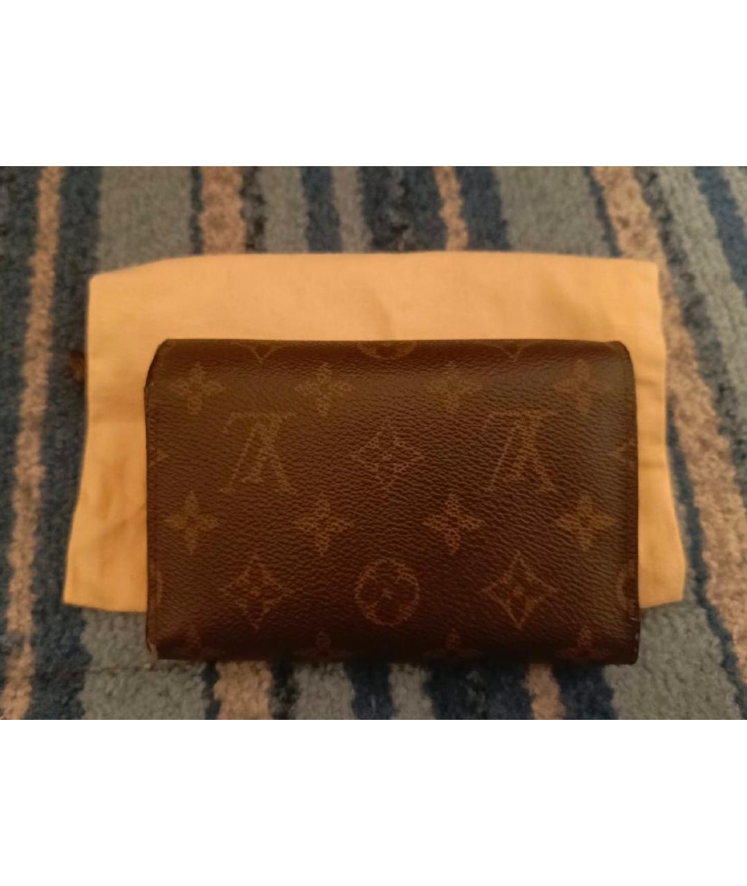 LOUIS VUITTON Коричневый кошелек, фото 2
