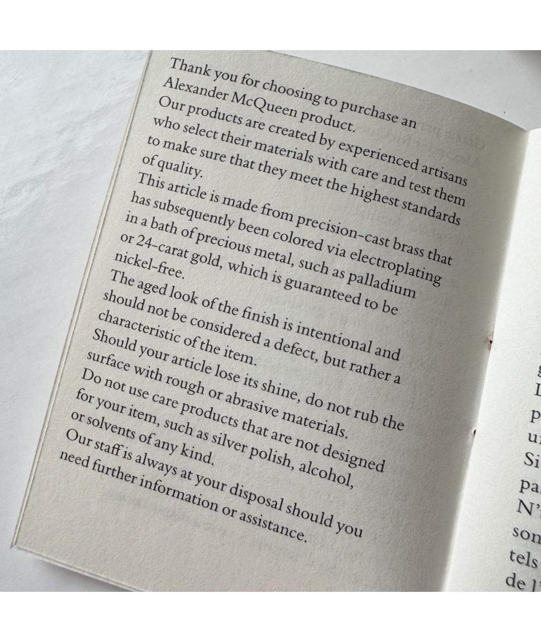 ALEXANDER MCQUEEN Серебрянный браслет, фото 8