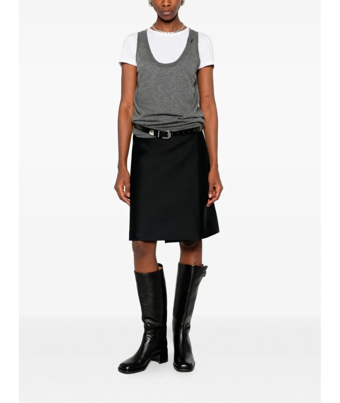 PRADA Серая кашемировая жилетка, фото 2