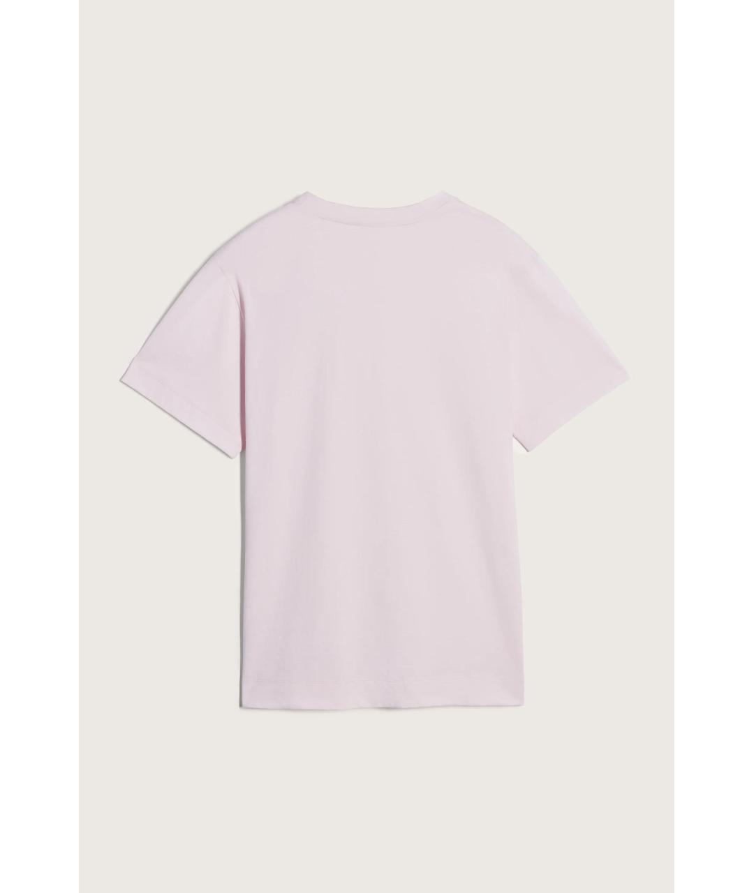 SIMONE ROCHA Розовая хлопковая футболка, фото 2