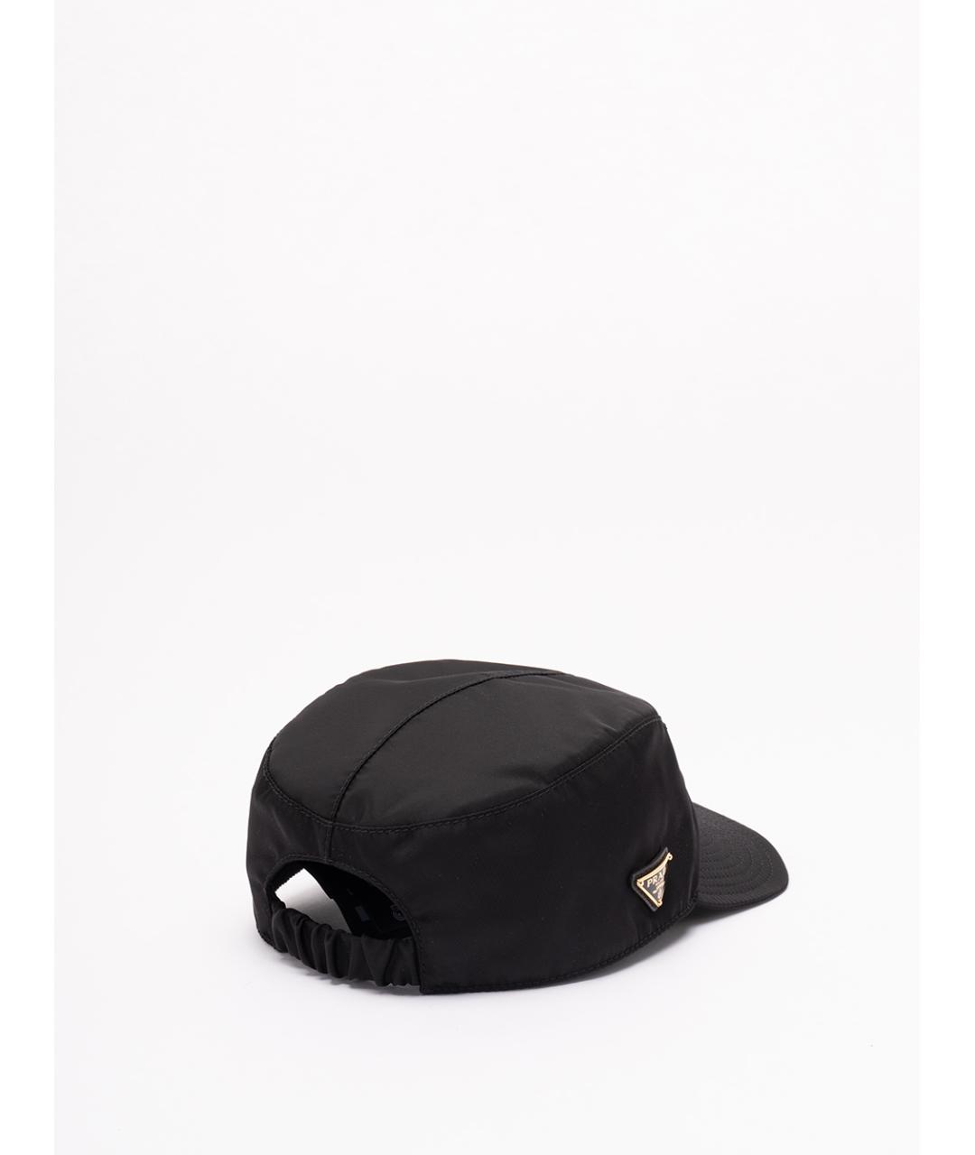 PRADA Черная кепка, фото 2