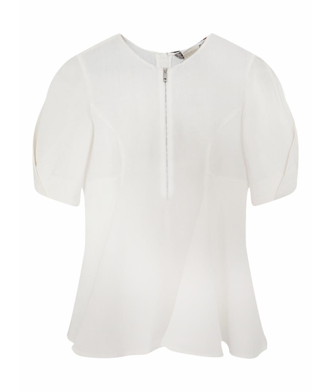 SPORTMAX Белая вискозная блузы, фото 1