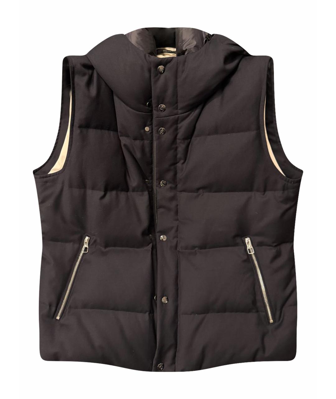 MONTECORE Темно-синий шерстяной жилет, фото 1