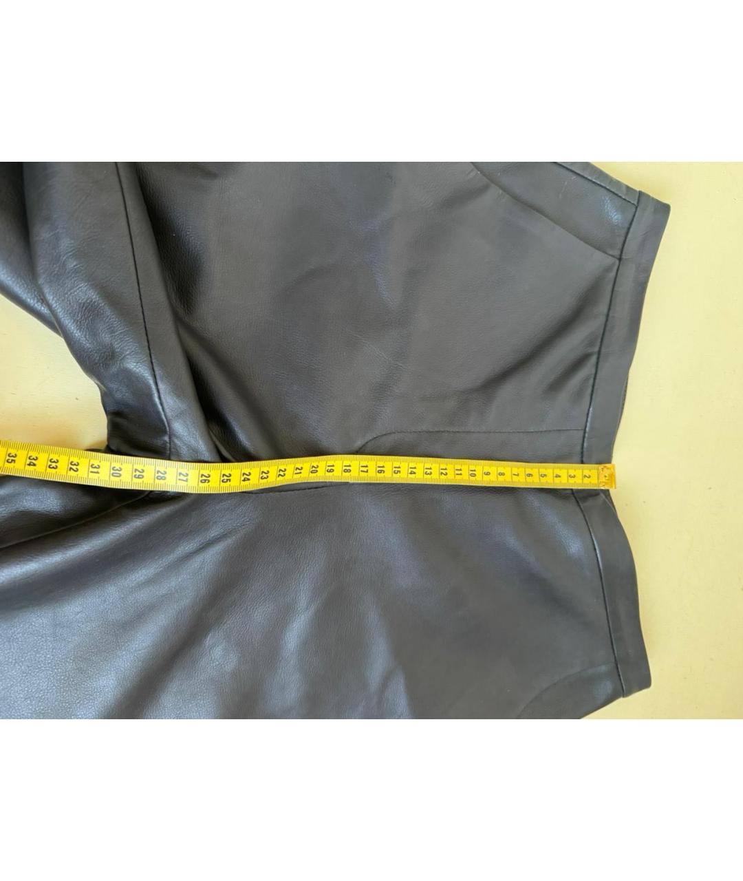 KHAITE Черные кожаные кюлоты, фото 5