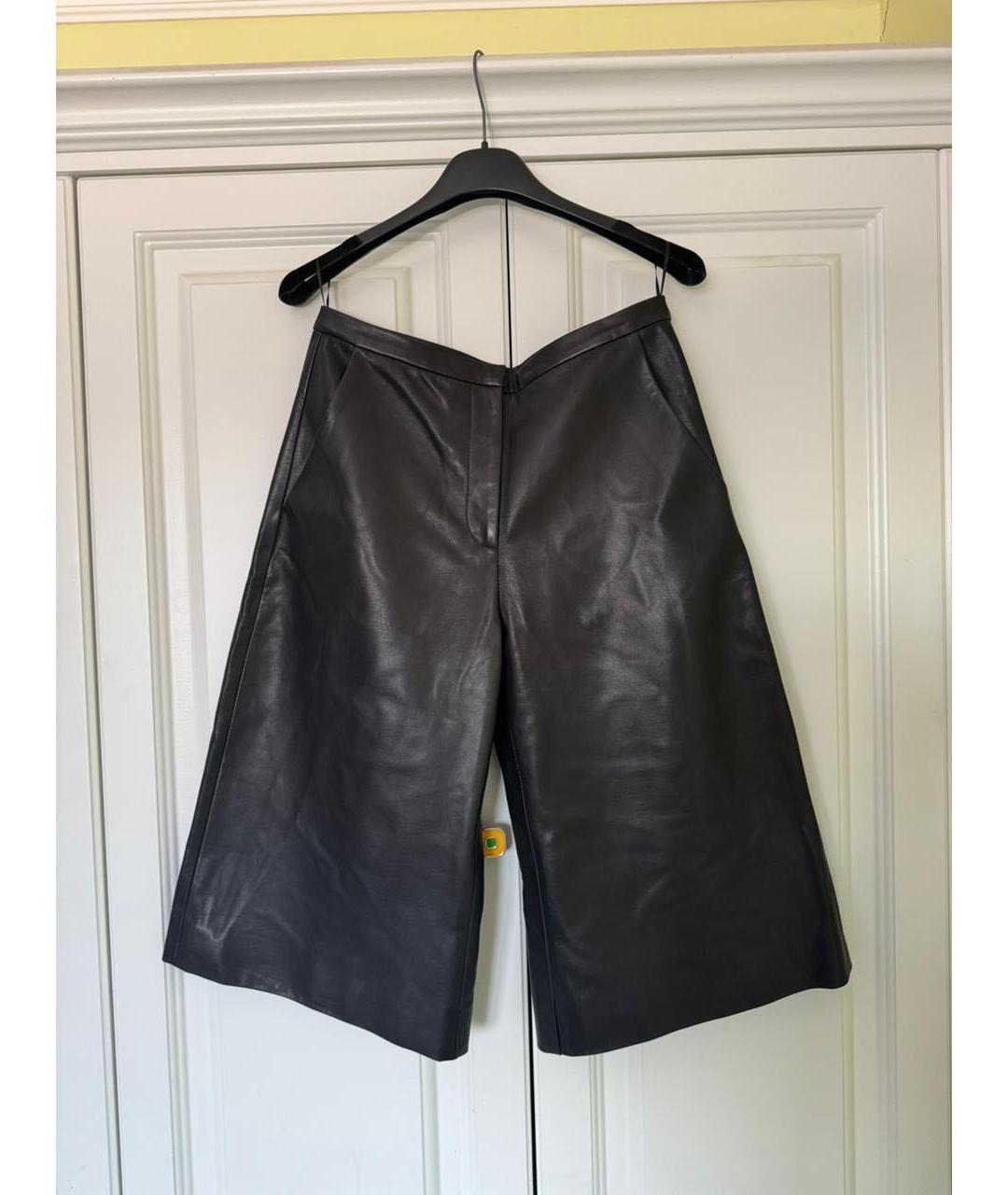 KHAITE Черные кожаные кюлоты, фото 9