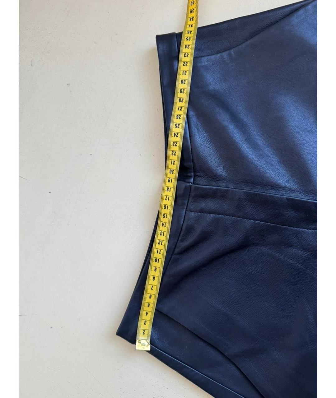 KHAITE Черные кожаные кюлоты, фото 7