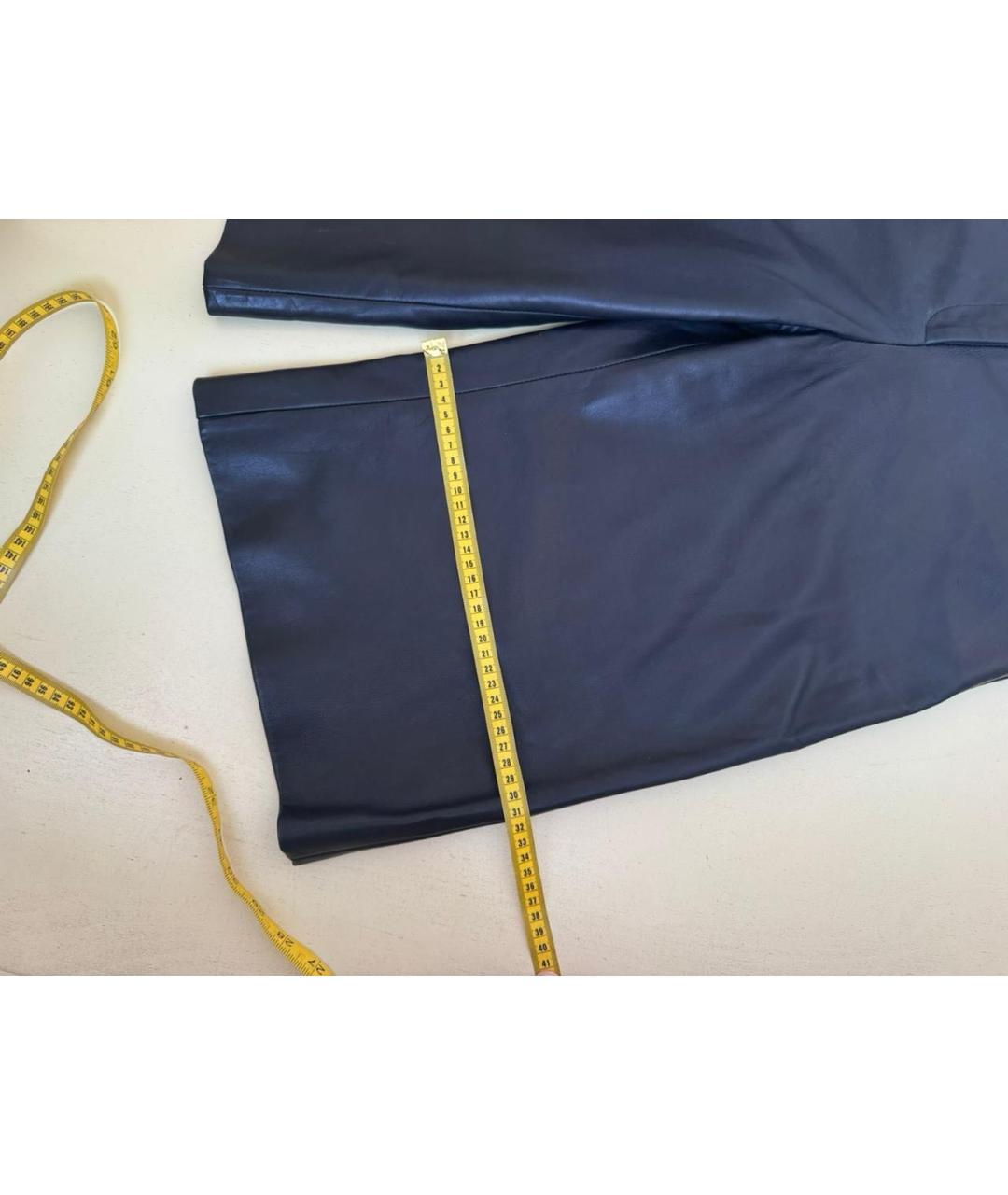 KHAITE Черные кожаные кюлоты, фото 3