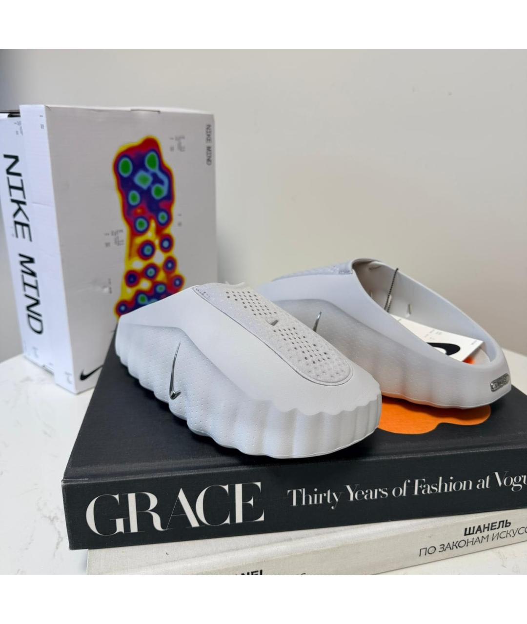 NIKE Серые мюли, фото 4