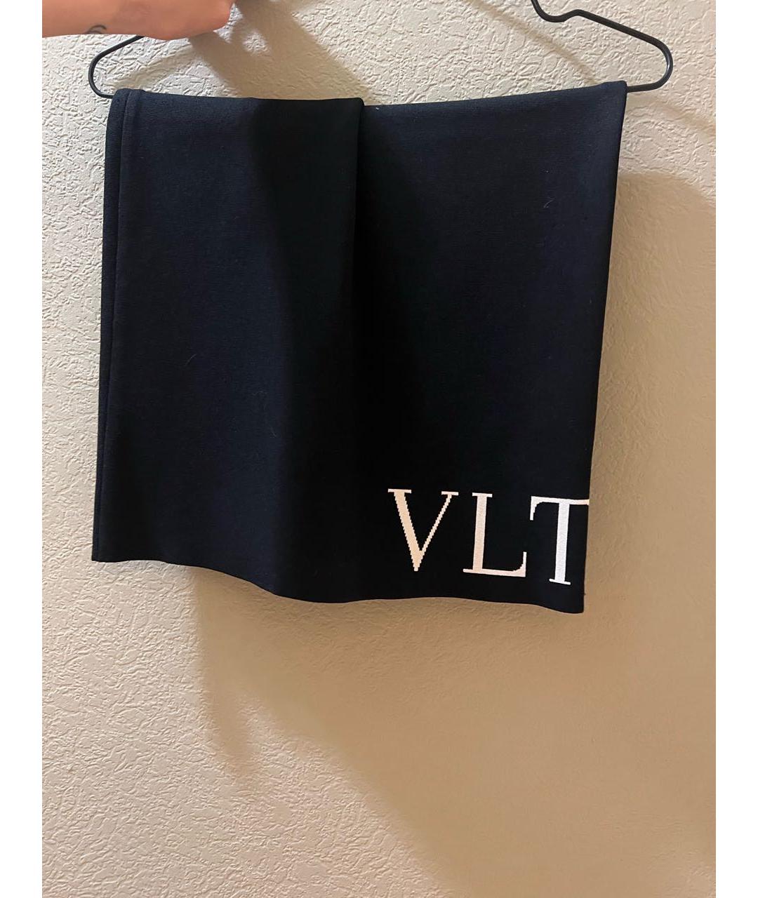 ANTONINO VALENTI Черная вискозная юбка миди, фото 4