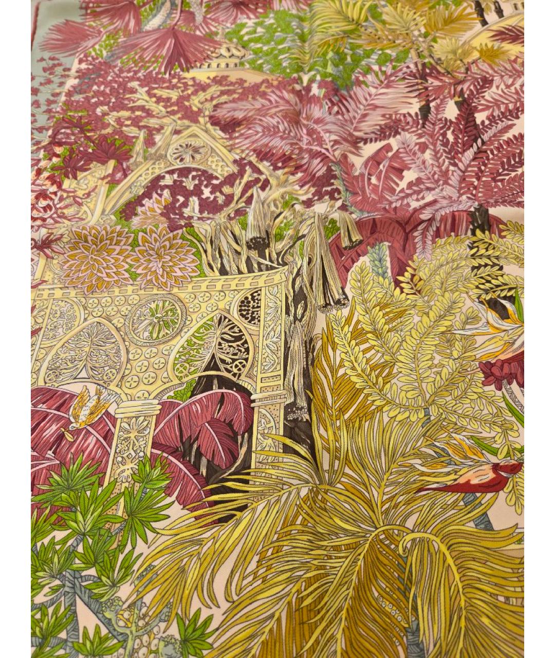 HERMES Мульти шелковый платок, фото 2