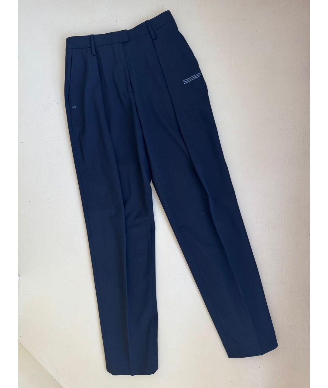 OFF-WHITE Черные брюки широкие, фото 9