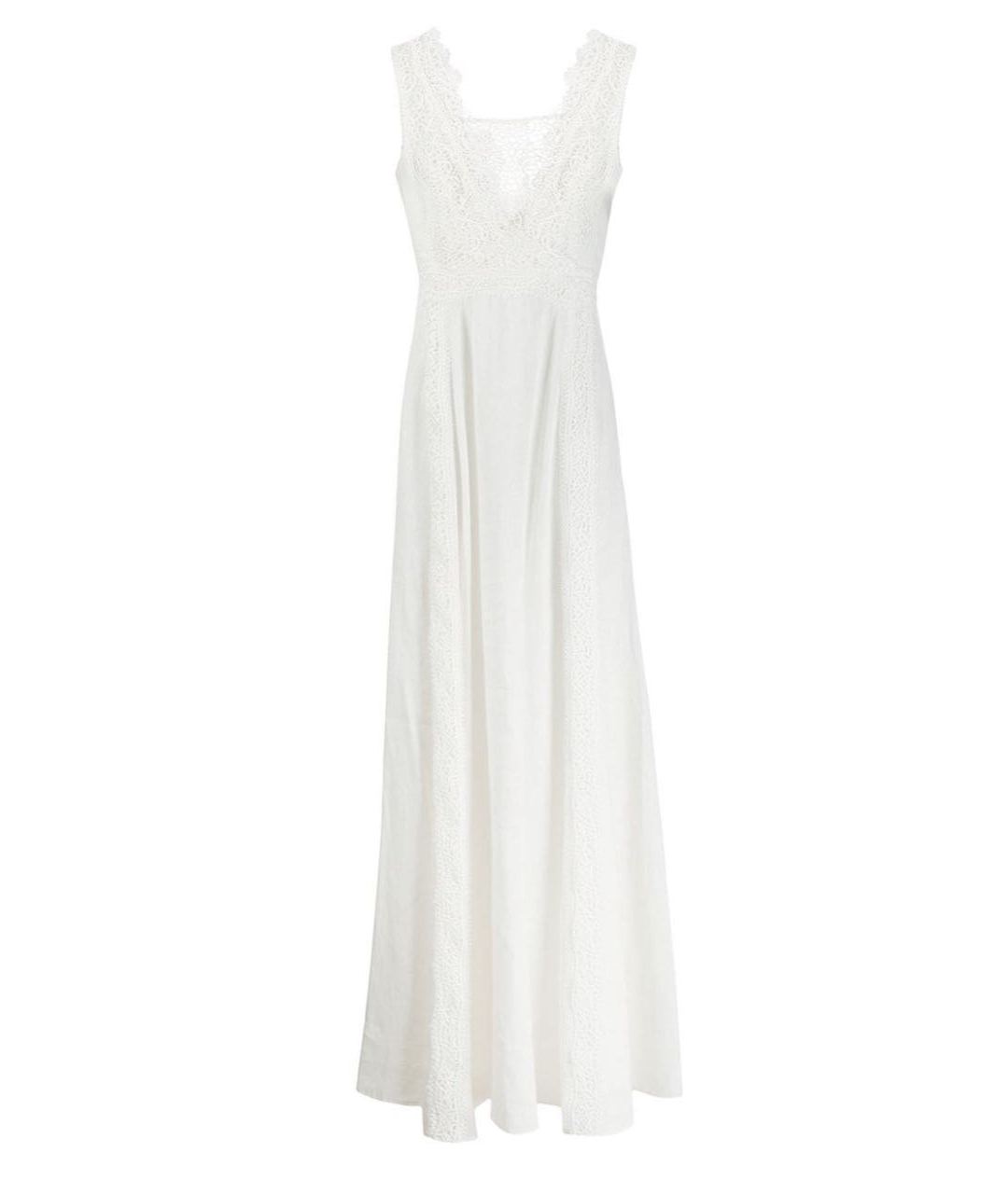ERMANNO SCERVINO Белое льняное платье, фото 1