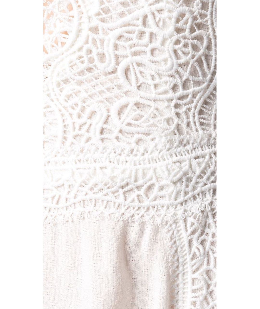ERMANNO SCERVINO Белое льняное платье, фото 4